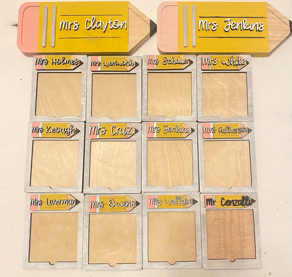 Teacher Sticky Note Holder
