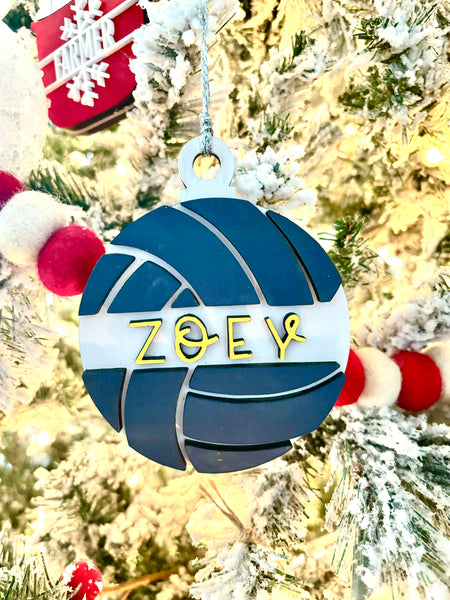 Personalized Sports Ornaments