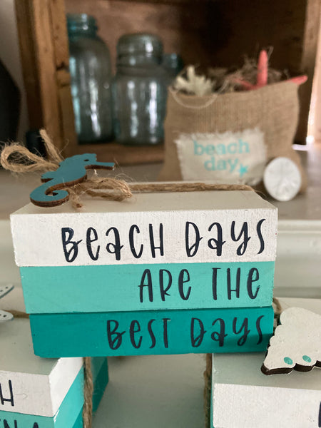 Beach Book Stacks