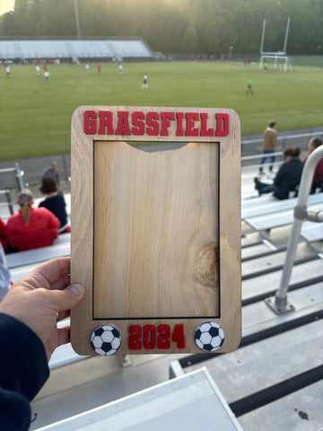 Sports picture frame 4x6