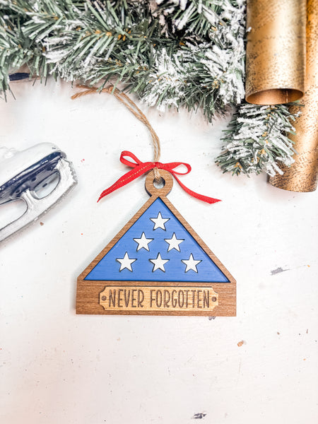 Personalized flag Ornament