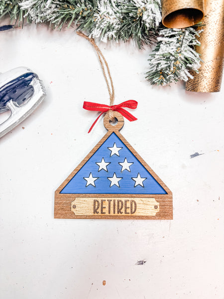 Personalized flag Ornament