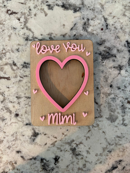 Heart Mother’s Day picture frame