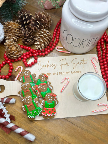 Personalized cookies for Santa