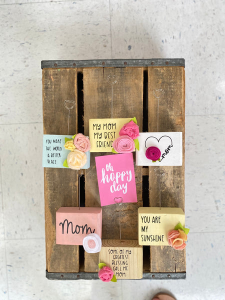 Mother’s Day photo block