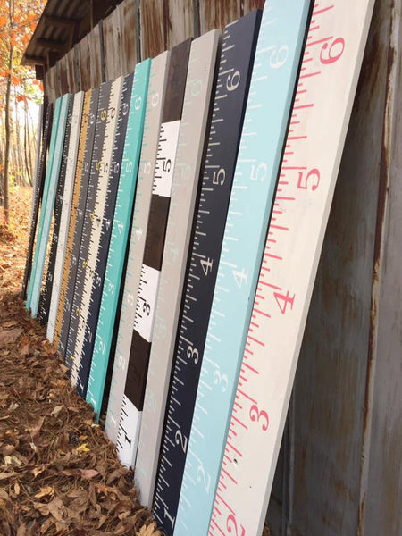 Personalized 6' wood growth chart, ruler, kids, baby, new home, family growth chart, over sized custom measuring stick, custom wood growth