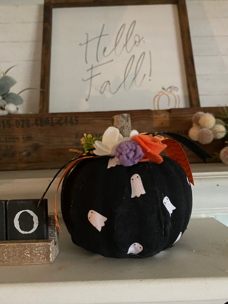 Fabric pumpkins