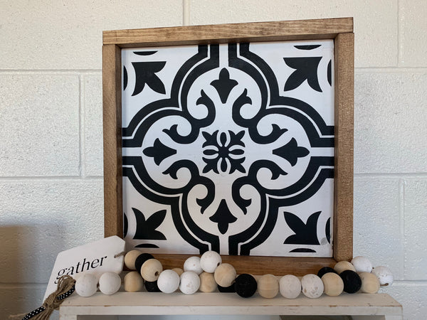 Tile Sign