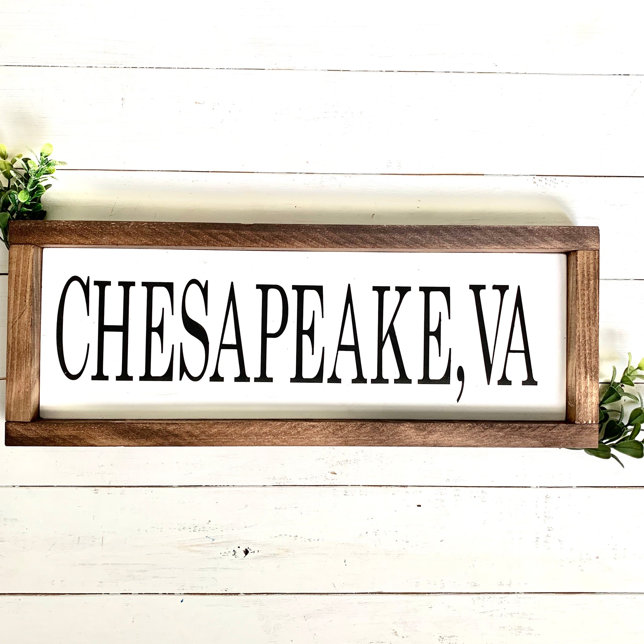 Custom City/State Name Sign