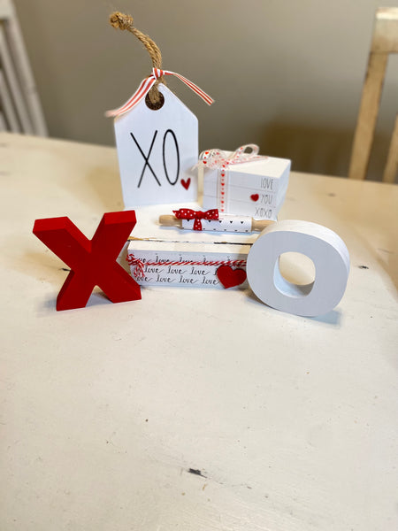 Wooden XO tags