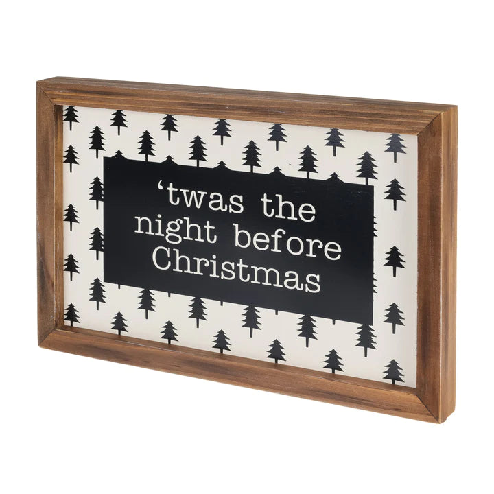 Twas the night before Christmas sign